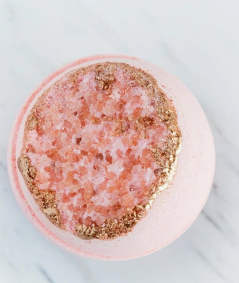 Bath Bomb: Rose Quartz Geode