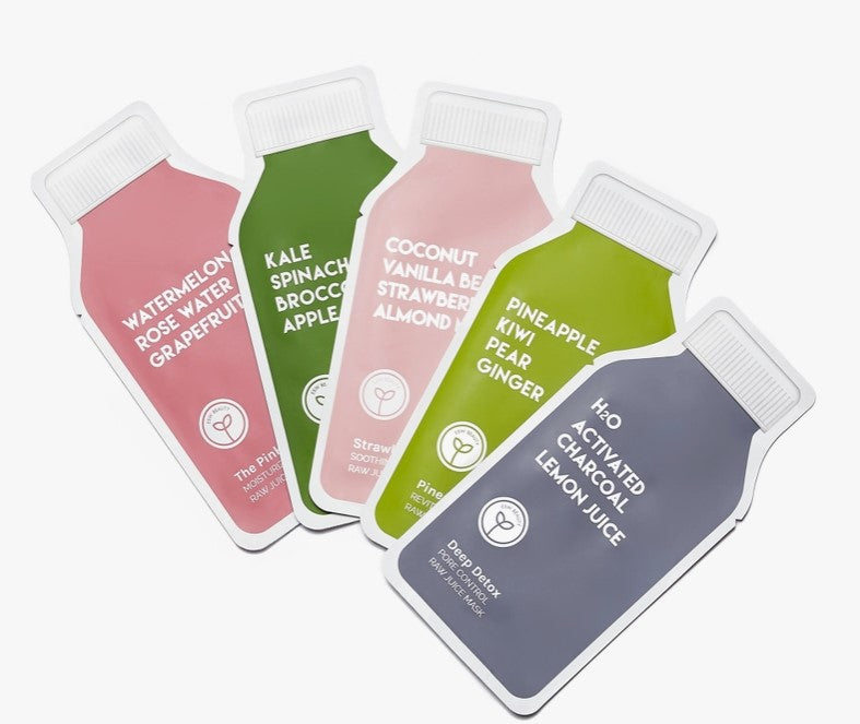 Raw Juice Cleanse Sheet Mask Set