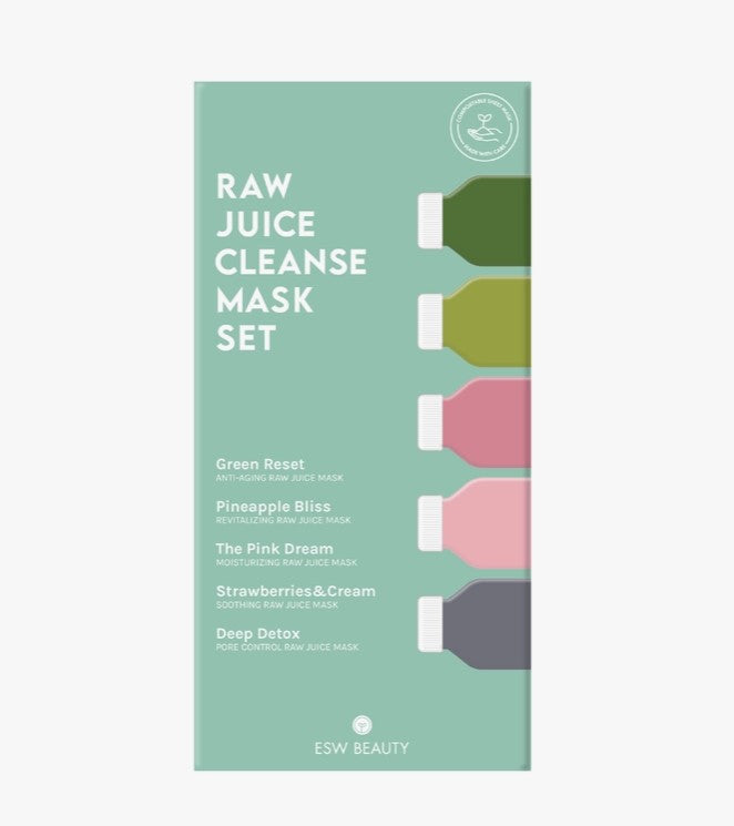 Raw Juice Cleanse Sheet Mask Set